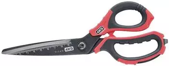 4K5 Tools Universalschere f&uuml;r Links- und Rechtsh&auml;nder, schwarz/rot (600.500A)