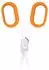 Slice 10546 Universalschere für Links- und Rechtshänder 132mm, orange/weiß (10546)