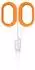 Slice 10546 Universalschere für Links- und Rechtshänder 132mm, orange/weiß (10546)