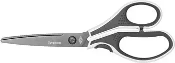 Wedo Cut-it Edelstahlschere 21cm Titanbeschichtung grau/weiß (9868)