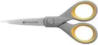 Westcott E-30450 00, WESTCOTT Papierschere TITANIUM Super grau-gelb 13,0 cm