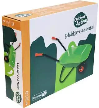 Outdoor active Schubkarre Metall, grün/schwarz (0071302245)