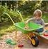 Relaxdays Kinder-Schubkarre mit rutschfesten Griffen, Metall/Kunststoff, hellgrün