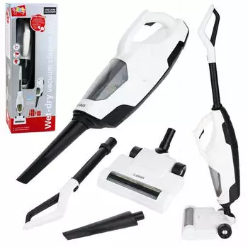 Lean Toys Spielzeug-Staubsauger 2-in-1 vertikal & Handheld mit Soundeffekten