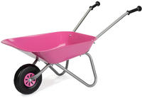 Schubkarre ROLLY TOYS "rollyMetallschubkarre, silber/pink", pink (pink, silber),