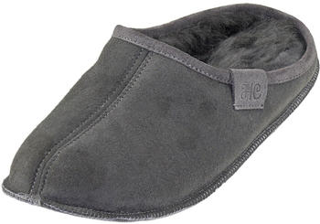 Harrys-Collection Extra dicke Lammfell Pantoffeln Ledersohle