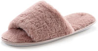 Vivance Dreams Pantolette "Hausschuh, Pantoffel," mit kuscheligem, warmen Fellimitat