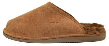 Hollert Hausschuhe Anton cognac Lammfell Merino Schaffell Echtleder