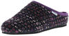 Tofee 74-Vang Pantoffeln violett schwarz viola