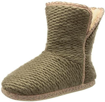 flip*flop Knit folded Hausschuh taupe