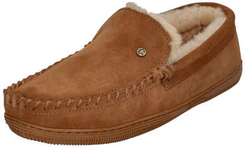 Warmbat Grizzly Suede Pantoffel cognac