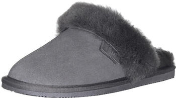 Harrys-Collection Hausschuh Pantoffel Lammfell 3 Farben TPR Pelzbesatz
