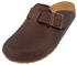 Haflinger Porto Lederclog Korkfußbett Lederdecksohle Unisex Hausschuh