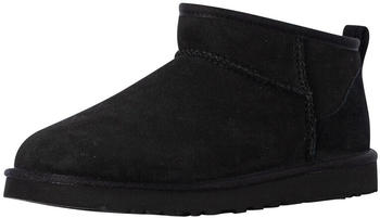 UGG Klassische Ultra-Mini-Wildlederhausschuhe schwarz