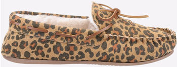 Hush Puppies Allie Damen Leder Memory Foam Komfort Lounge Hausschuhe marineblau