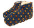 Cats Collection Bettschuhe Wolle Noppen blau