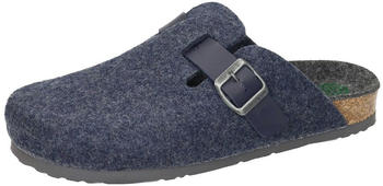 Dr. Brinkmann Hausschuh Pantoffel Filz Clog Schnalle Filzdecksohle 220016 blau