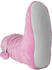 Normani Damen-Fleece-Hausschuhe Bommeln Plüsch Hausschuhe 1 Paar hoher Schaft rosa