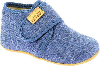 Living Kitzbühel Hausschuhe Baby Klettschuh Jersey unifarben blau