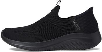 Skechers Ultra Flex 3 0 Cozy Streak Hausschuh schwarz