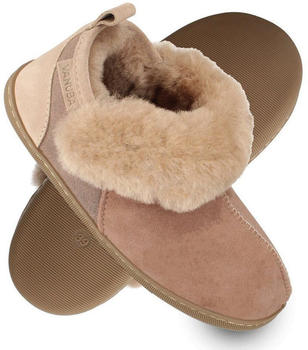 VANUBA Karayaka Damen Hausschuh Echtleder beige