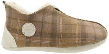 VANUBA Oxford Tartan Hausschuhe Wildleder Fell 36-42
