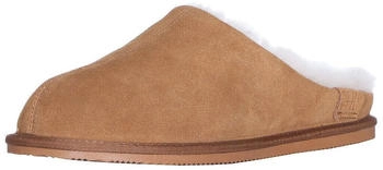 Harrys-Collection Hausschuh Pantoffel Lammfell blau schwarz beige TPR Sohle