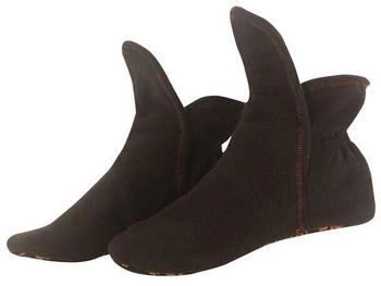 RAIKOU Hausschuhe Micro Fleece rutschfest Coffee