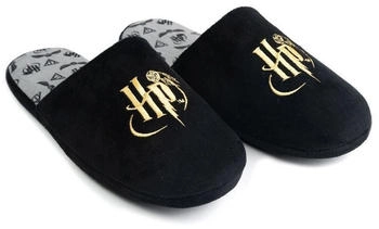 United Labels Hausschuhe Herren Slipper Puschen Schlappen Pantoffeln schwarz