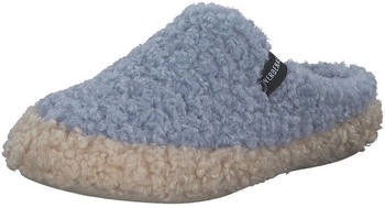 VERBENAS Hausschuh beige rauchblau schwarz