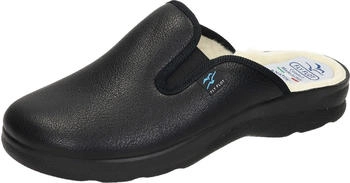 Fly Flot Hausschuh Pantoffel Stretcheinsätze 220037 schwarz