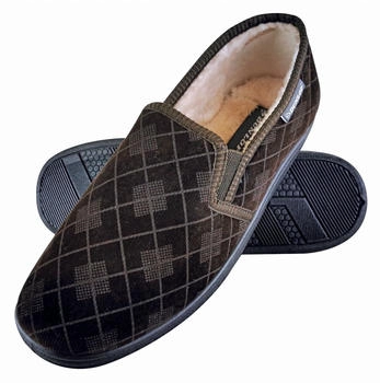 Dunlop Memory Foam Warm Gestrickt Mokassins Gummisohle