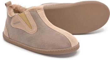 VANUBA Damen Leder Winter HausSchuhe Schaffell Schafwolle