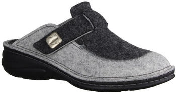 Finn Comfort Antholz Damen Clogs Hausschuhe grau anthrazit Doublefilz