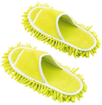 InnovaGoods Mopp Pantoffeln Mop Go Mikrofasermopp effiziente Reinigung leicht und praktisch Unisex Einheitsgr&ouml;&szlig;e 35-43 mehrfarbig Gummi