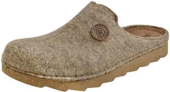 Rohde Hausschuh beige flacher Absatz