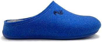 thies Recycled PET Slipper vegan azul blau 1856