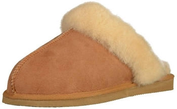 Shepherd Hausschuhe Leder Kastanie