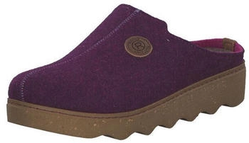 Rohde Damenschuhe Hausschuhe violett Softfilz Wechselfußbett