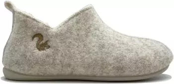 thies Slipper echter Wolle und Bio-Schurwolle fair produziert beige