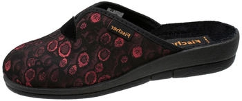 Fischer Hausschuh Pantoffel Komfortweite Muster Keilabsatz 203620