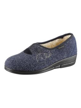 Fischer Dora Damen Niedrige Hausschuhe blau