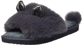flip*flop Damen Hausschuh bunnyslide stahl