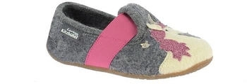 Living Kitzbühel T-Modell Einhorn Stern Hüttenschuhe grau