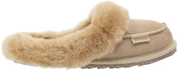 VANUBA Leder Winter Hütten-Hausschuhe Schafwolle D014 001