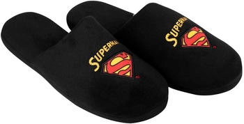 United Labels Superman Hausschuhe Herren schwarz