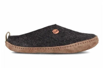 WoolFit Tundra Filzpantoffeln dunkelgrau