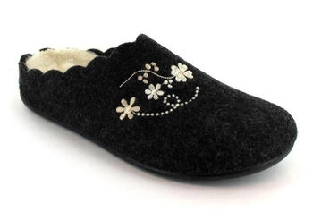 Varomed Vital Pantoffel Eleonor schwarz