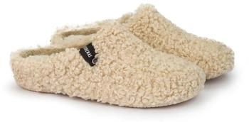 VERBENAS Hausschuhe York Curly Camel