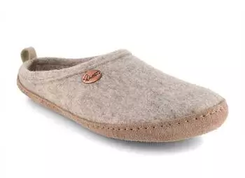 WoolFit Tundra Filzpantoffeln beige
